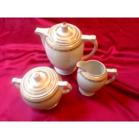 Service à café thé Limoges, époque art déco