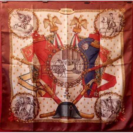 Carré foulard Hermès Napoléon