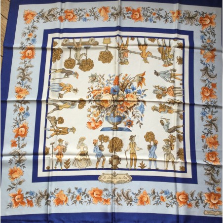 Carré foulard Hermès Les jardiniers du roy