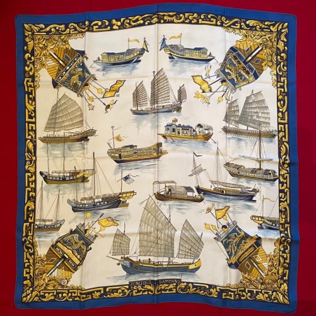 Carré foulard Hermès Jonques et sampans