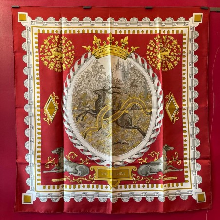 Carré foulard Hermès Val de Loire-Chambord