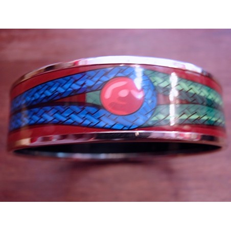 Bracelet émail Hermès Brandebourg
