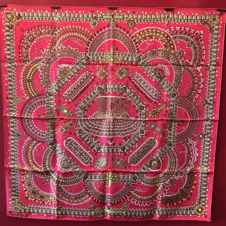 Carré foulard Hermès Parures des Maharajas