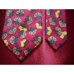 Cravate Hermès Fleurs