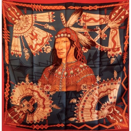 Carré foulard Hermès Cosmogonie apache