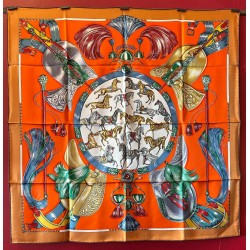 Carré foulard Hermès...