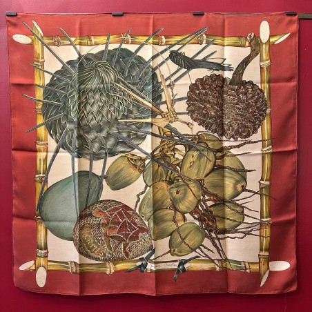 Carré foulard Hermès Jardin créole