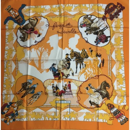 Carré foulard Hermès Feria de Séville