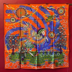 Carré foulard Hermès La...