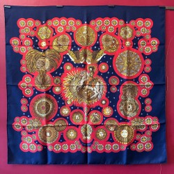 Carré foulard Hermès Le roy...