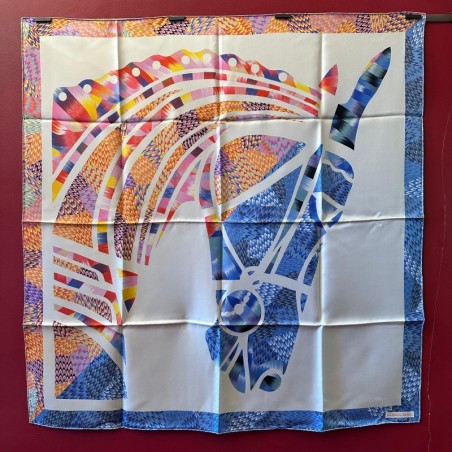 Carré foulard Hermès Robe du soir marble, édition spéciale et limitée