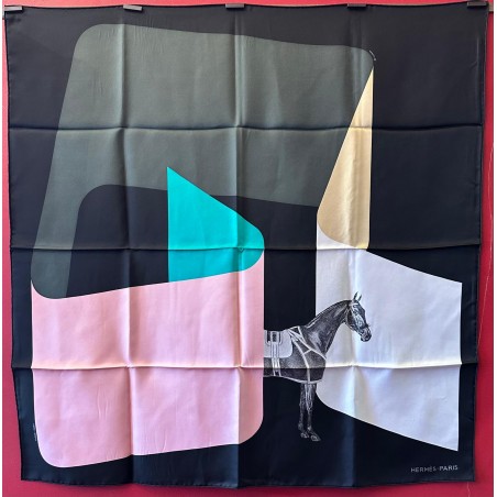 Carré foulard Hermès La serpentine de Pierre Charpin