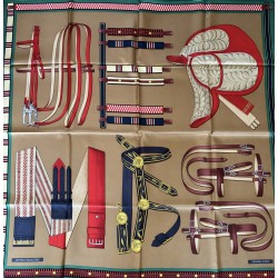 Carré foulard Hermès...
