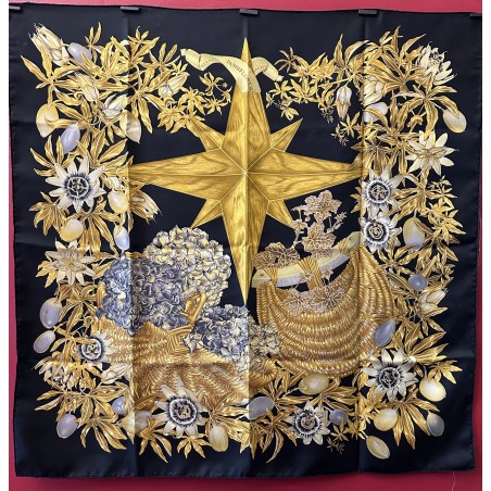 Carré foulard Hermès Passiflores