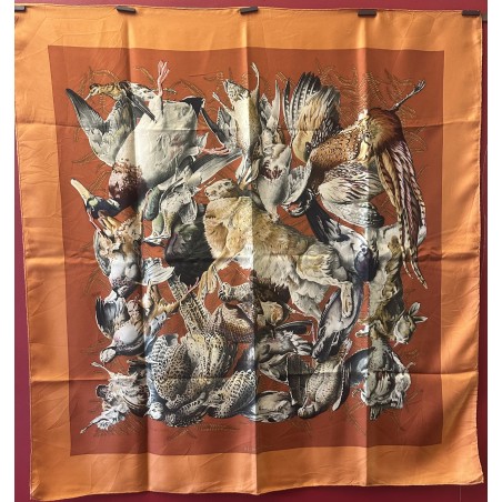 Carré foulard Hermès Gibiers