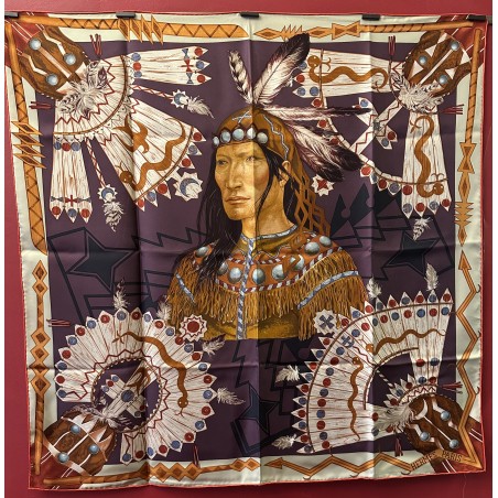 Carré foulard Hermès Cosmogonie apache