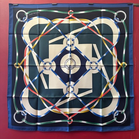 Carré foulard Hermès Figure artistique