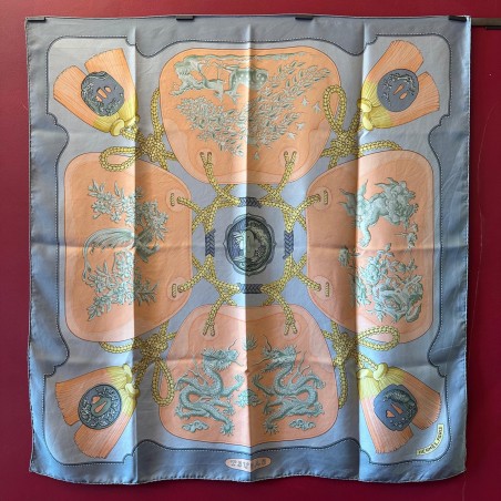 Carré foulard Hermès Tsubas