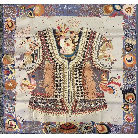 Carré foulard Hermès Costume de fête