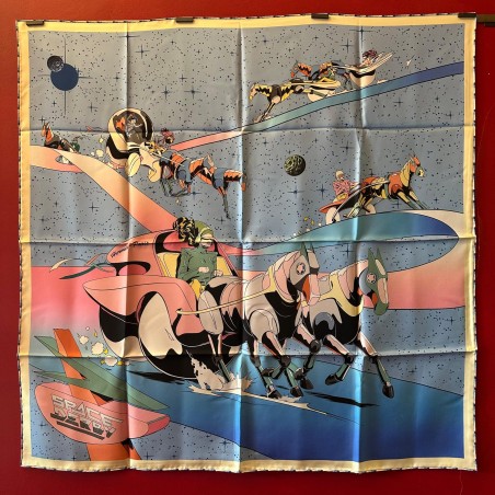 Carré foulard Hermès Space Derby