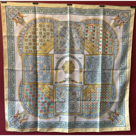 Carré foulard Hermès Ciels byzantins