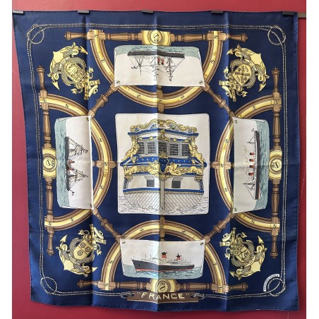 Carré foulard Hermès France édition spéciale