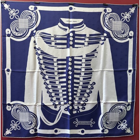 Carré foulard Hermès Brandebourgs tattoo