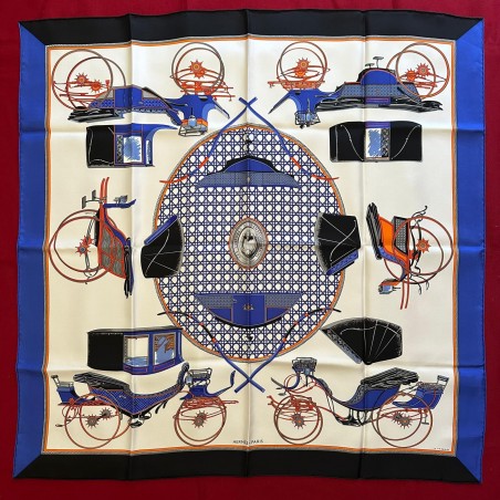 Carré foulard Hermès Les voitures à transformation