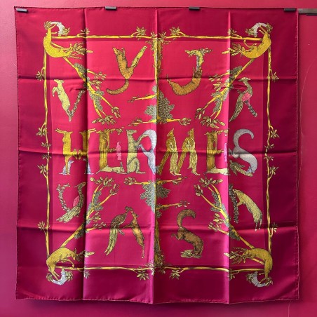 Carré foulard Hermès Alphabet III