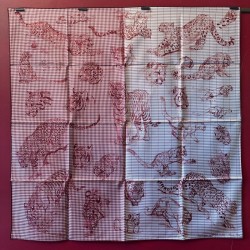Carré foulard Hermès Dans...