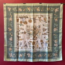 Carré foulard Hermès Les...