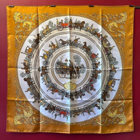Carré foulard Hermès Promenade à Longchamps