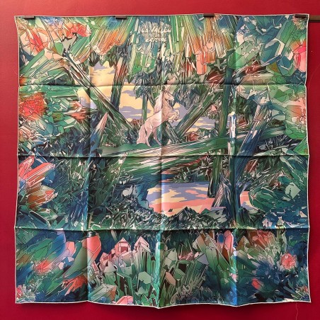 Carré foulard Hermès La vallée de cristal