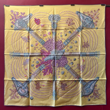 Carré foulard Hermès Chemins de corail