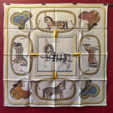 Carré foulard Hermès De toujours Grand apparat