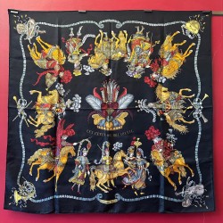 Carré foulard Hermès Les...