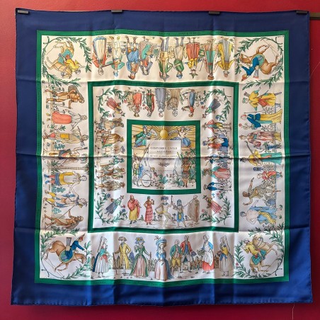Carré foulard Hermès Costumes civils actuels de tous les peuples connus...