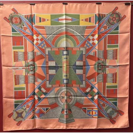 Carré foulard Hermès L'art indien des plaines