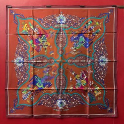 Carré foulard Hermès Poésie...