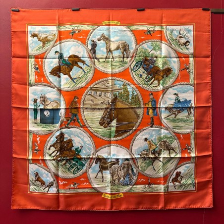 Carré foulard Hermès Auteuil en mai