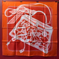Carré foulard Hermès...