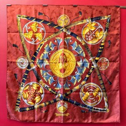 Carré foulard Hermès Daïmyo...