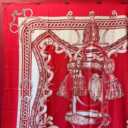 Châle Hermès cachemire et...