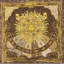 Carré foulard Hermès Carpe...