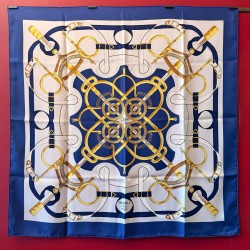 Carré foulard Hermès Éperon...