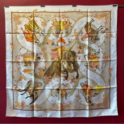 Carré foulard Hermès Les...