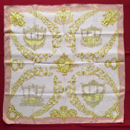 Carré foulard Hermès Carrosses d'or