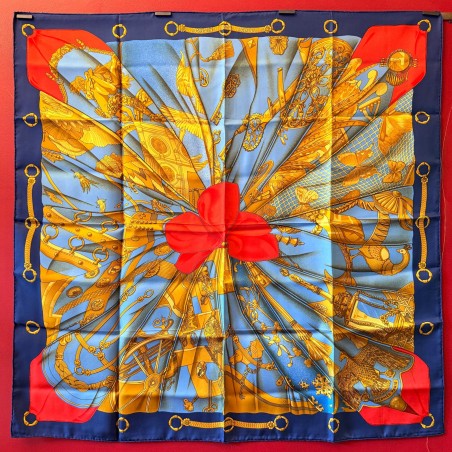 Carré foulard Hermès Soleil de soie