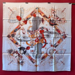 Carré foulard Hermès Au...