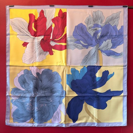 Carré foulard Hermès Étude pour un iris arc en ciel